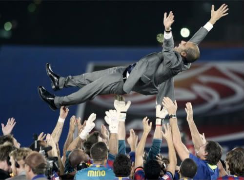 Guardiola to stay until 2011 Pep Guardiola