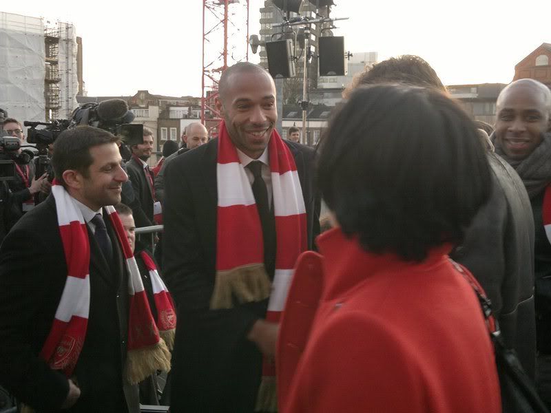 Thierry Henry (and the back of Sharleen Spiteri's head!)