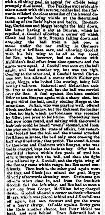 Royal Arsenal v Derby County FA Cup 17 January 1891 (2)