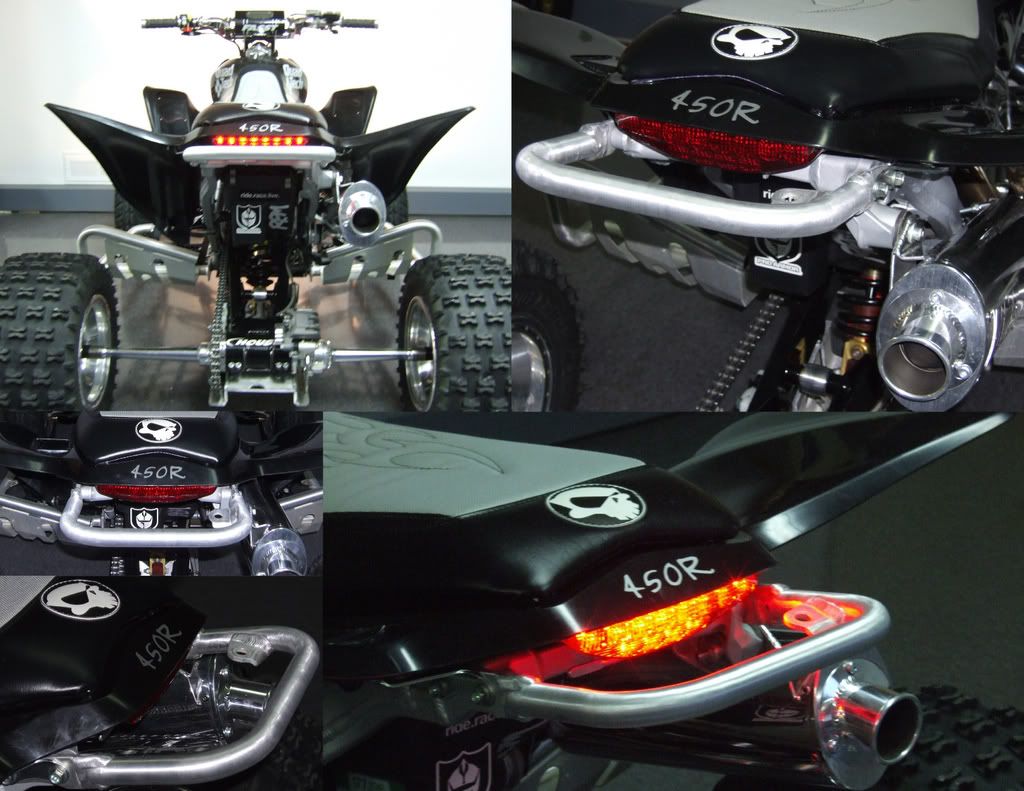 Tail light relocation Honda TRX 450R