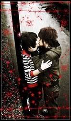 emo boys kissing Pictures, Images and Photos