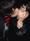 emo boys kiss