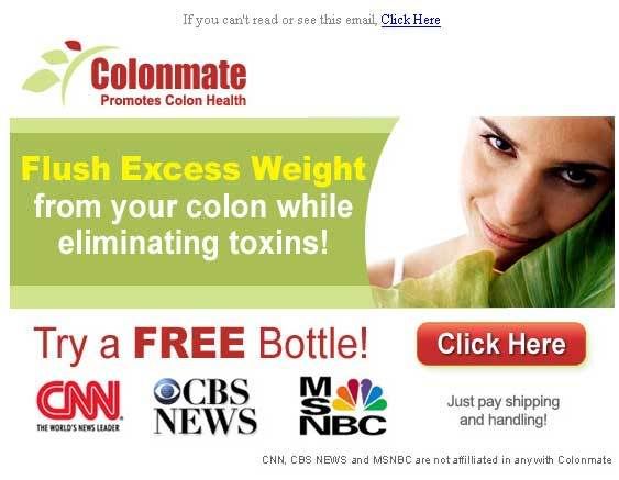 Flush Excess Weight from your colon while eliminating toxins!