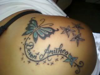 Loving Memory Tattoos Designs on In Loving Memory Butterfly Tattoo Design