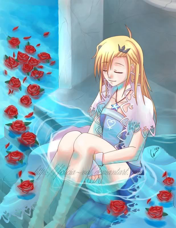 Anime Girls With Roses. About