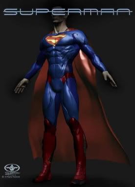 superman suit film movie concept art