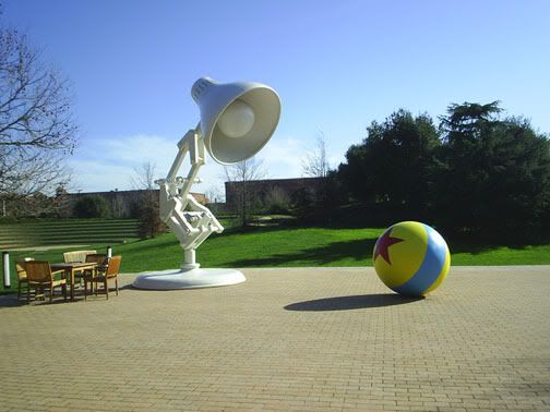 pixar lamp ball. The giant Luxo lamp and Luxo