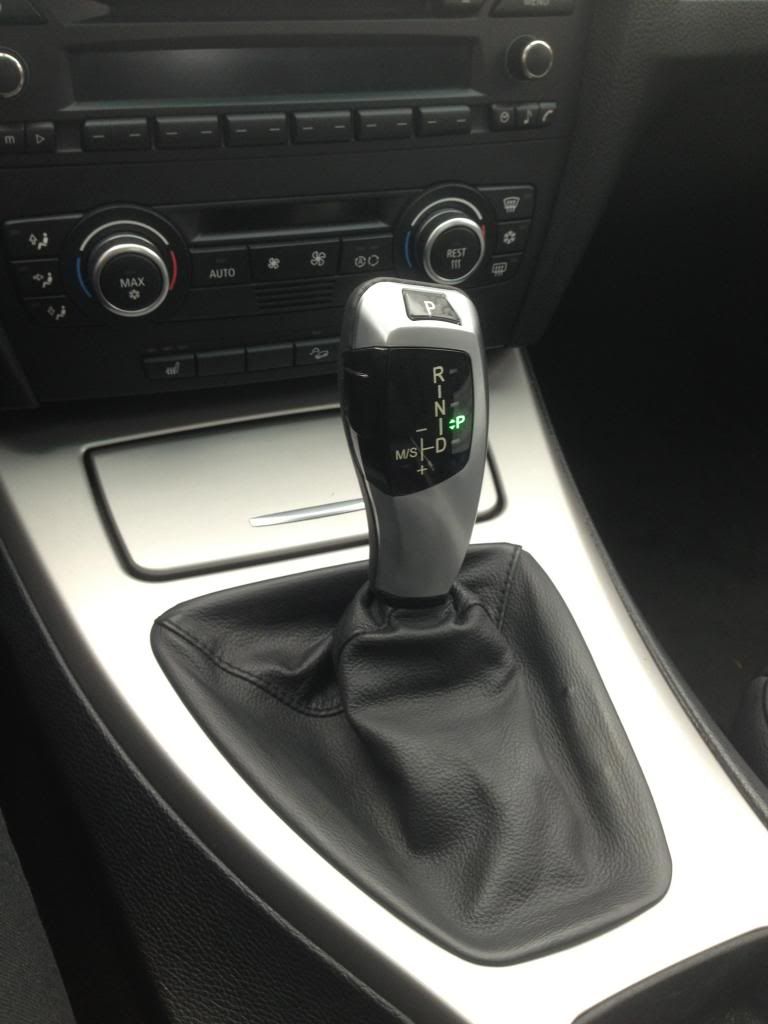 Installed DCT Shifter in E90 W/ Manual Boot, Looks Amazing!