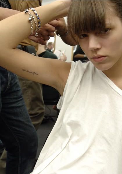 freja beha tattoo. what Freja#39;s tattoo says