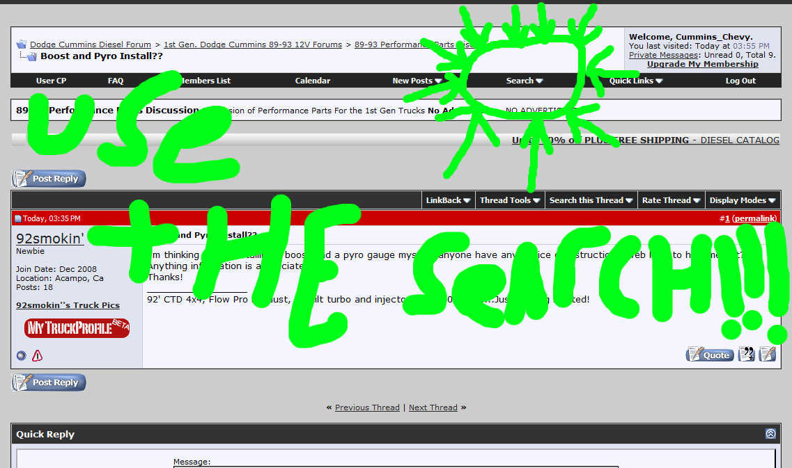 Boost and Pyro Install?? Cummins Diesel Forum