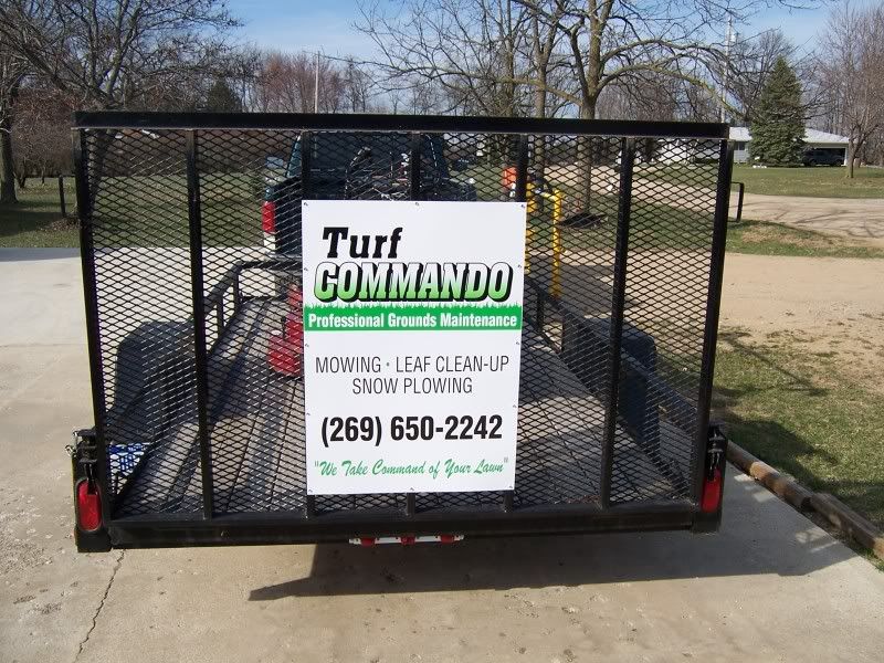 glass graphic, gate sign &amp; Xtreme Rack - LawnSite.com™ - Lawn Care ...