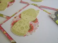 Chinese Dolls Calling Cards, set of 12