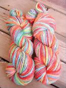 "Fruity" on Peruvian Highland Bulky, 2 skeins, approximately 8 oz. total