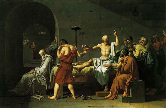 A Morte de Sócrates - Jacques-Louis David