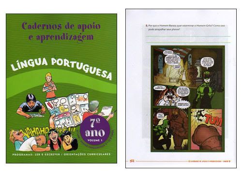 Cadernos de Apoio e Aprendizagem de Língua Portuguesa - Capa
