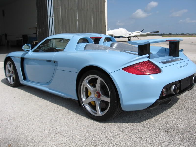 Re 2005 Porsche Carrera GT Paint to Sample Gulf Blue