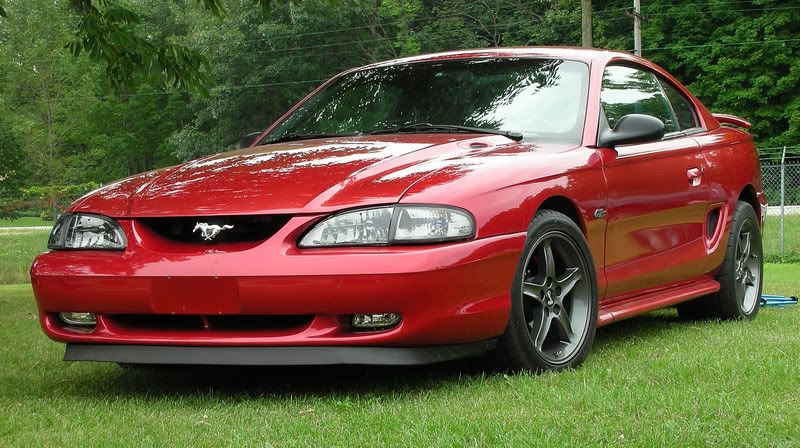 Red 96 Mustang