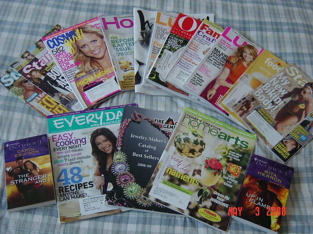 lots of magazines