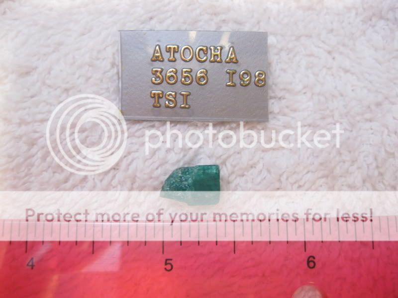 Atocha Recovered Emerald   Authenticated   2.87 carat  