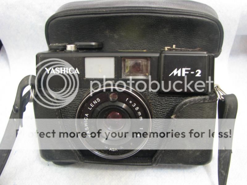 Yashica MF 2 Camera f=38 mm 14 Lens + Case  
