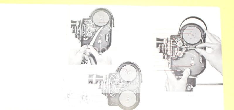 Paillard Bolex Model H Camera 1950s Operating Manual Nice shape