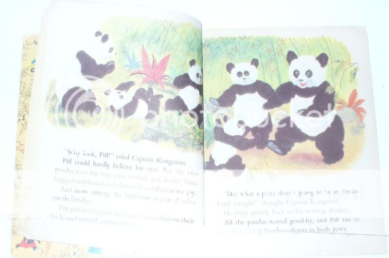 Captain Kangaroo & The Panda Little Golden book First Edition 1957