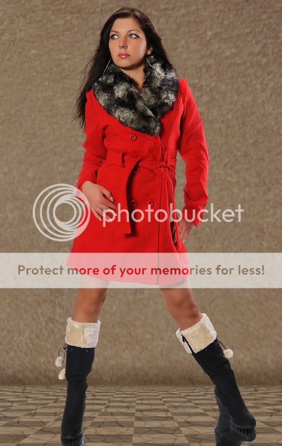 274# Wollmantel Fleece Woll Mantel Winter Jacke Jacket Trenchcoat