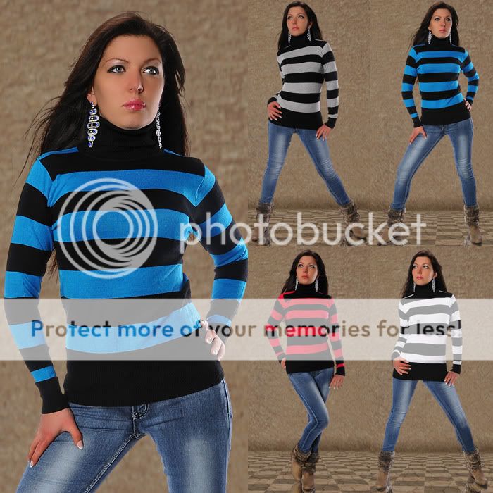 333# Feinstrick Rollkragen Pullover Pulli Sweater Shirt Tunika Bluse